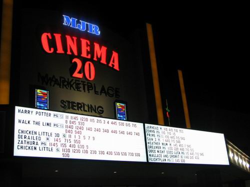 MJR Marketplace Cinema 20 - Fall 2005 From Scott Biggs